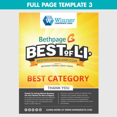 winners full page ad template 3