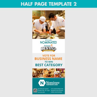 half page nomination ad template 2