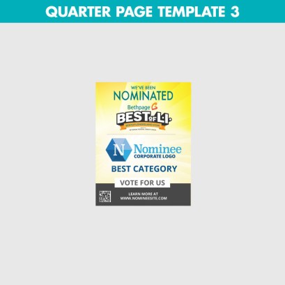 quarter page nomination ad template 3